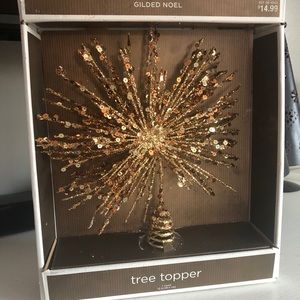 Gilded Star Christmas Tree Topper